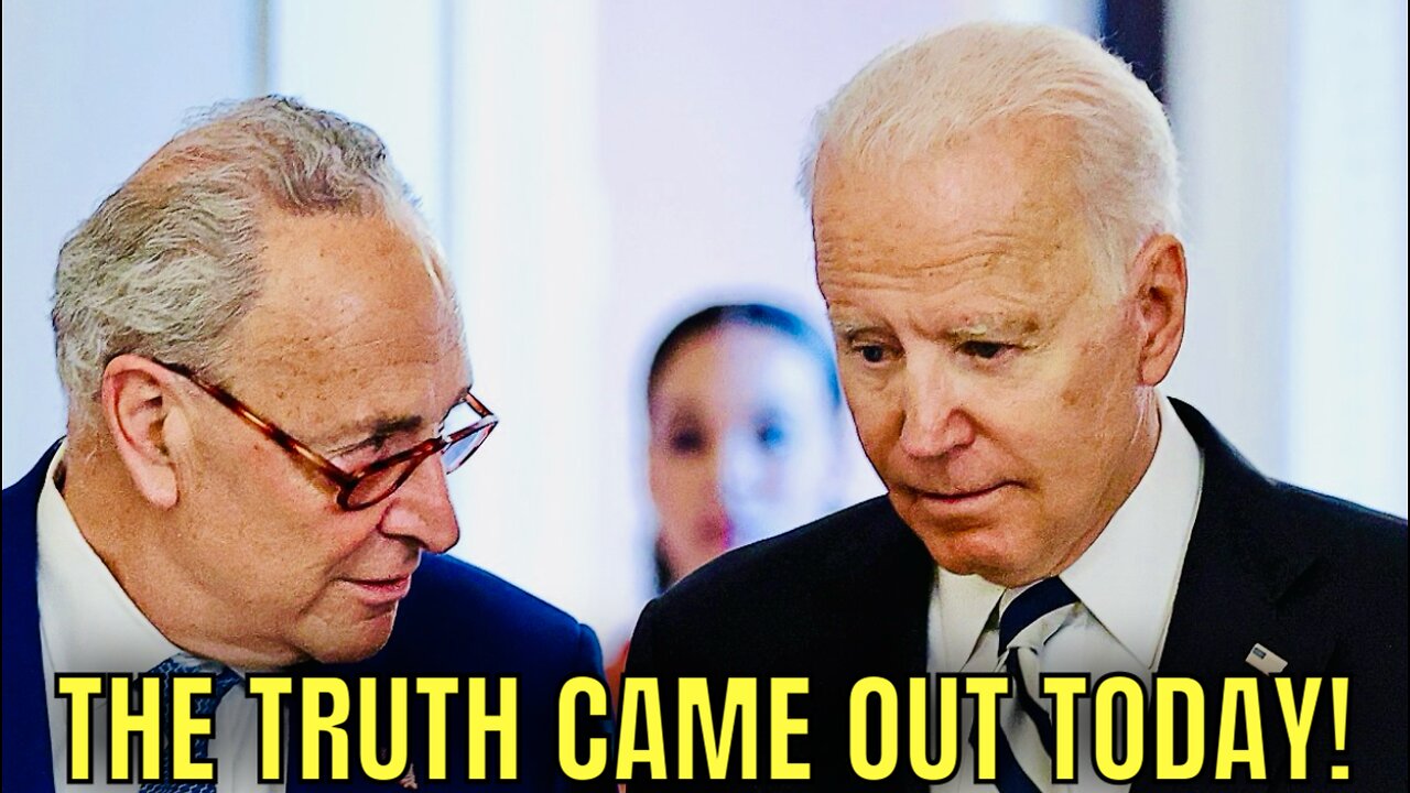 Schumer PUSHED BIDEN to DROP OUT - New York Times!