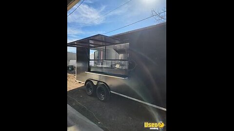 Fully Equipped & Turnkey - 2024 7' x 16' Kitchen Food Concession Trailer for Sale in Texas!