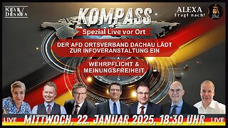 🔴 💥LIVE | Der AfD Ortsverband Dachau lädt zur Infoveranstaltung ein - WEHRPFLICHT & MEINUNGSFREIHEIT