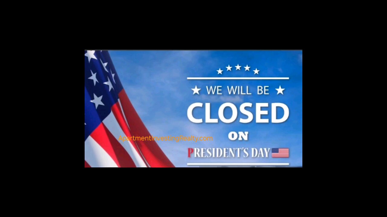 Closed on Presidents' Day πΊπ²
