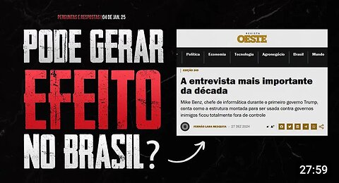 Quais as consequências das declarações BOMBÁSTICAS do ex-secretário de Trump sobre a CENSURA no BR?