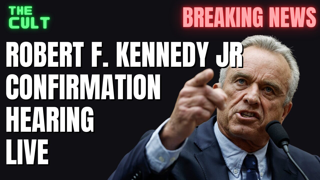 BREAKING NEWS: Robert F Kennedy Jr Confirmation Hearing Live, Donald Trump HHS Secretary Nominee