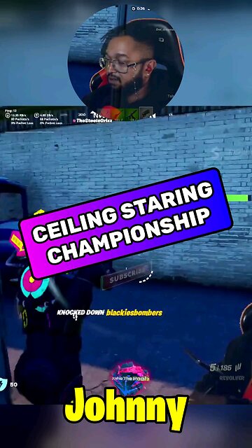 🔴#shorts | CEILING STARING CHAMPION 🤔👀🤣 #fortnite #QRKT