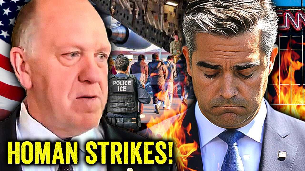 Tom Homan SLAMS Foreign Reporter as Jim Acosta EXITS CNN!!