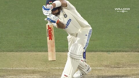 Virat the King Kohli's elegant straight drive ♥️| Satisfying | Aus vs IND 2nd test 2024 Adelaide