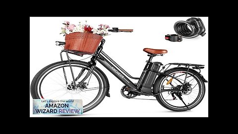 ANCHEER Electric Bicycle 26'' Electric City Bike Low Frame Electric Bike Review