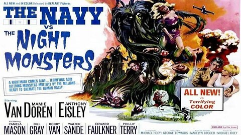 THE NAVY VS THE NIGHT MONSTERS 1966 Low Budget Fun with Carnivorous Plants FULL MOVIE in HD