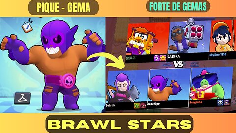 Pique Gema Forte de Gemas, com o Personagem El Primo, #Part 01, Brawl Stars, Gameplay