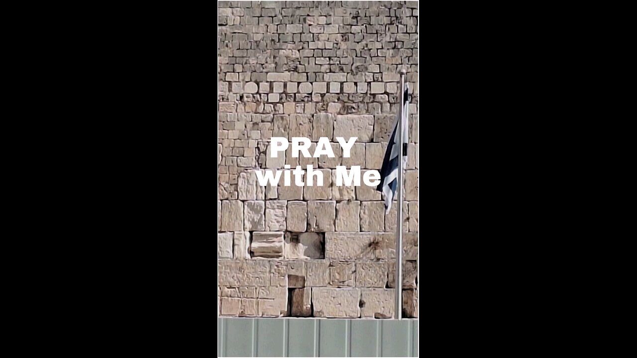 Let's Pray for the Peace of Jerusalem