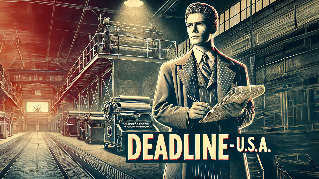 Deadline - U.S.A. (1952) Full Movie | Colorized | HD