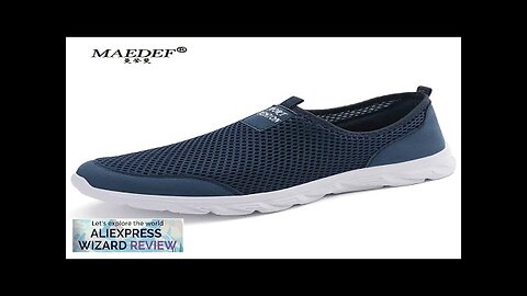 MAEDEF Men Casual Sport Shoes Summer Outdoor Non Slip Sneakers High Quality Review