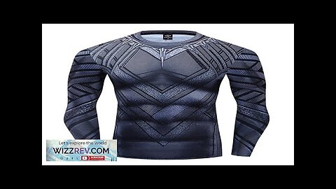 Black Panther Long Sleeves 3D Full Print Workout T-shirt Review