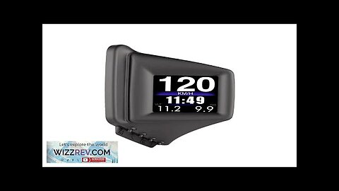 Head-Up Display OBD2+GPS On-board Computer HUD Car tachometer Turbo Oil Pressure Water Review