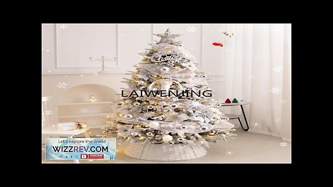 SGF snow christmas tree ornament large ornament home scene DIY Review