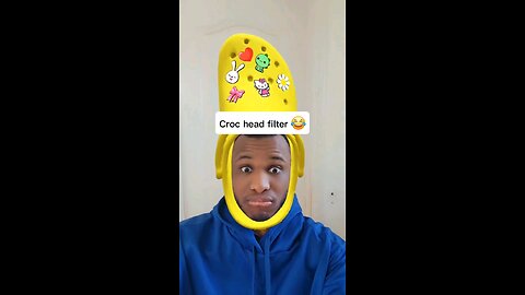 Croc head filter 😂