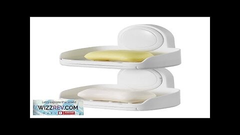 Suction Cup Soap Dish with Double Layer Holder with Drain Tray Review