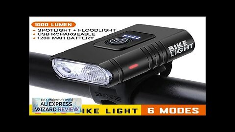 2T6 LED Bicycle Front Light 1000LM Aluminum Alloy Bike Light Headlight USB Review