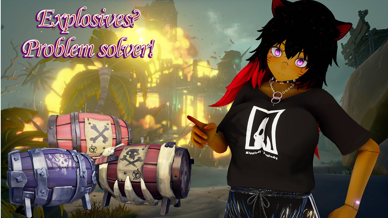 🌊 Chaos on the High Seas | Sea of Thieves Collab with Nikki Nyah, Voidstar, and Cylinks_OwO 🏴☠️✨