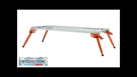 Welding Table 44" x 21" 500LBS Folding Workbench with 4-Level Adjustable Height Review