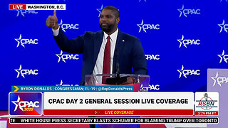 FULL SPEECH: Byron Donalds Speaks at CPAC 2025 Day Two - 2/21/25