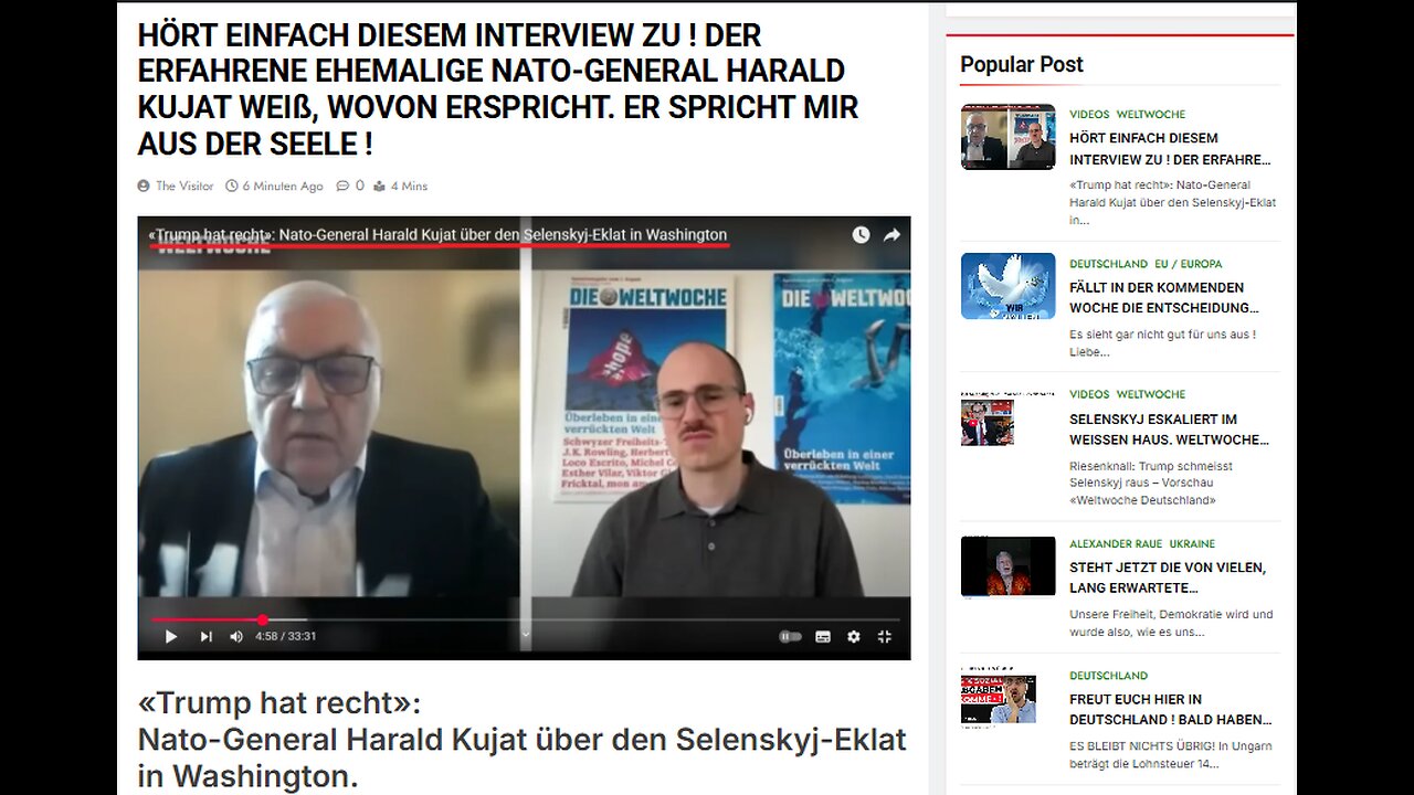 HÖRT EINFACH DIESEM INTERVIEW ZU !