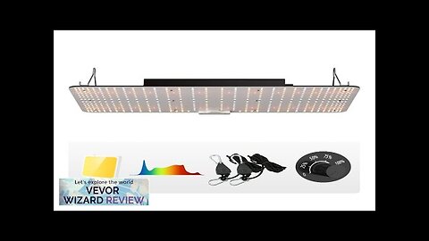 VEVOR 200W LED Grow Light Samsung 281B+PRO Chips for Indoor Plants Growing Review