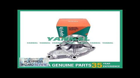 New V2607 Water Pump 1J700-73034 For Kubota Genuine Engine Parts Review