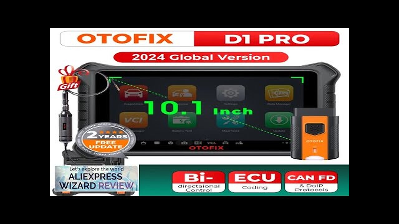 OTOFIX D1 PRO Diagnostic Scanner ECU Coding Bi-Directional Control Diagnostic Tools CANFD Review