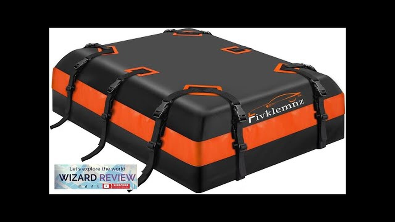 FIVKLEMNZ Car Rooftop Cargo Carrier Roof Bag Waterproof for All Top Review