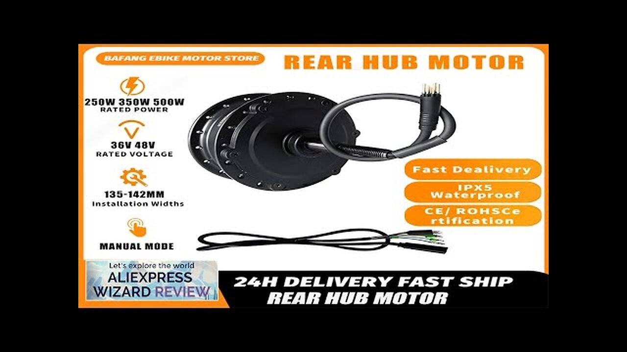 Wheel Hub Motor Ebike Kit 36V 48V 250W 350W 500W Hub Motor Review