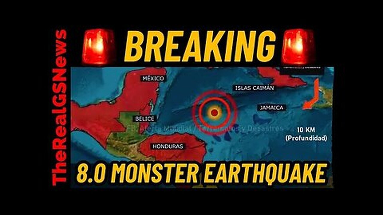 'EMERGENCY DECLARED' 8.0 Earthquake ROCKS Caribbean - Shelter in PLACE - ‘HAZARDOUS Waves’