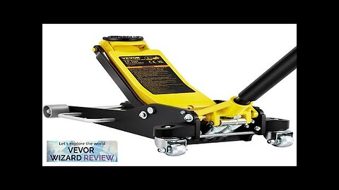 VEVOR 3 Ton Low Profile Aluminum Steel Racing Floor Jack Dual Pump Review