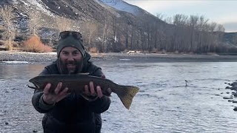 3 day Salmon River steelhead fishing | hot tent camping | fish on!