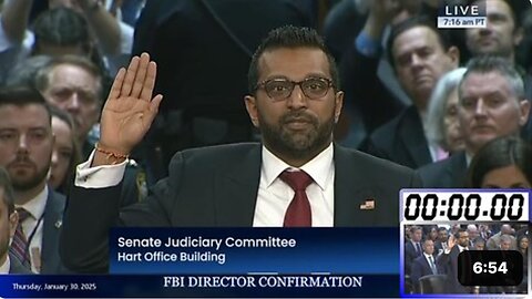 Kash Patel - Opening statement at confirmation hearing as FBI director * Jan. 30, 2025