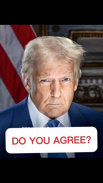 Question Do you agree with President Trump? #scruftuff