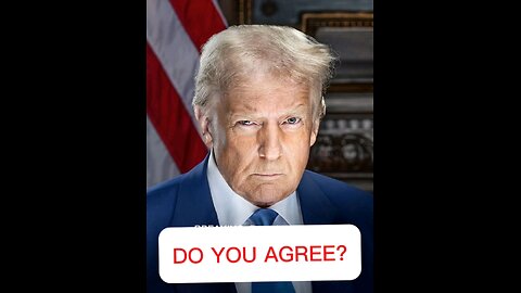 Question Do you agree with President Trump? #scruftuff