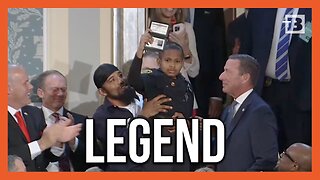 Trump Makes Boy with Brain Cancer Honorary Secret Service Agent at Congressional Address