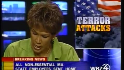 9_11 UPN CBS News Coverage WSBK Boston September 11, 2001 1200 to 1215 pm