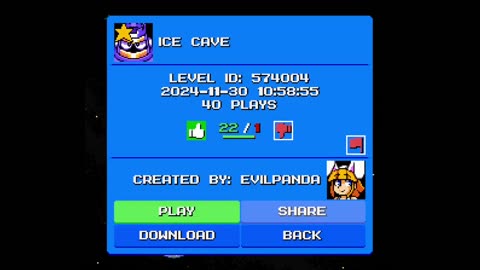 Mega Man Maker Level Highlight: "Ice Cave" by EvilPanda