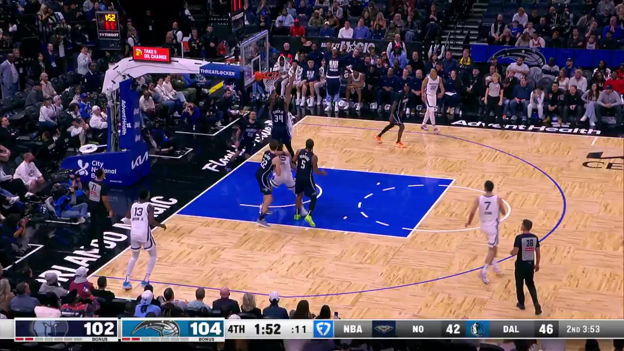 NBA - JA MORANT HOW DID YOU GET THIS TO FALL??? TIE GAME IN ORLANDO IN CRUNCH TIME!