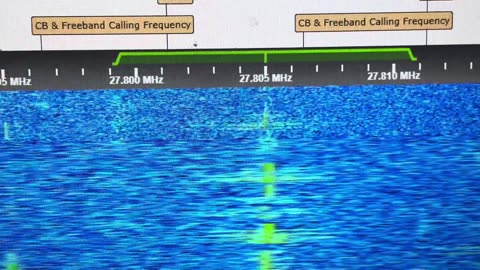 27.885 Alert Tones Voice Message + Paging Signals [] G8JNJ SDR - 1 March