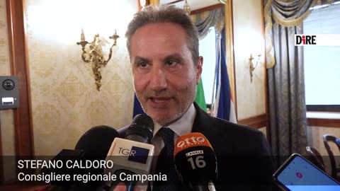 Napoli - CAMPANIA. CALDORO: MI DIMETTO, DECISIONE DI NON CANDIDARMI MI IMPONE SCELTA (25.02.25)