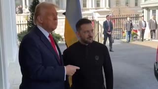 President Trump tells Zelensky, You're all dressed up todayPre