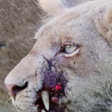 "Curse of the Jungle: The Mysterious Lion's Facial Disease"