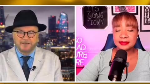 Sabby Sab w/ George Galloway Isreal's Massacre on live Screen