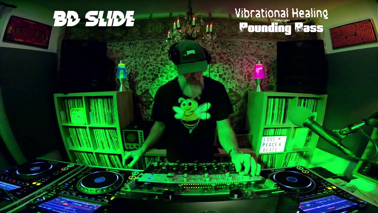 Vibrational Healing Through Pounding Bass, BD Slide Live in the mix, 1/5/25