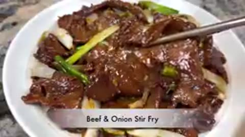 Beef And Onion Stir Fry ｜Tender And Juicy Beef