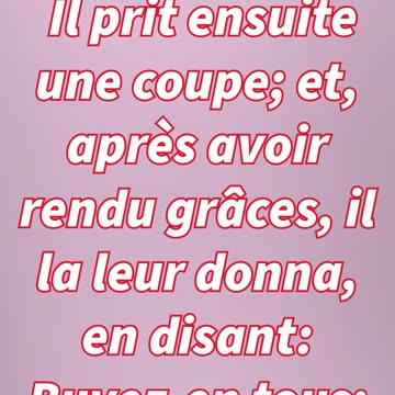 "La Coupe de l'Alliance" Matthieu 26:28#shorts #youtubeshorts #jesus #ytshorts #shortvideo #yt