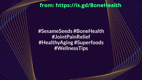 Sesame Seeds: The Superfood for Strong Bones & Better Health!