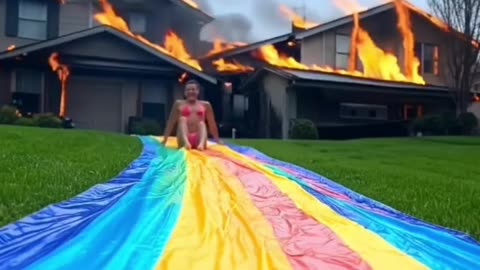 AI CALIFORNIA BURNING MUSIC VIDEO